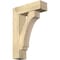Ekena Millwork Imperial Block Rough Sawn Bracket w/ Offset Brace, Douglas Fir, 8"W x 26"D x 38"H BKT0806X26X38IMP05RDF - alternate 1